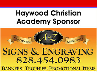 signs-engraving Athletics at Haywood Christian Academy