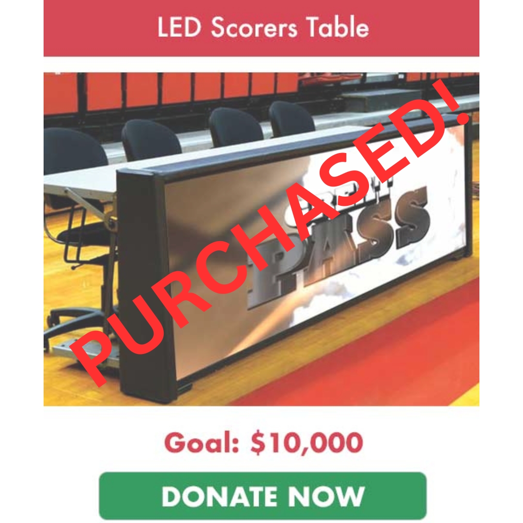 led scorers table
