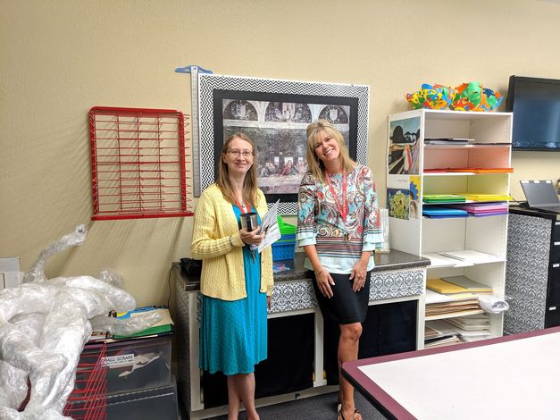 AcademicCoachandHeadofSchoolhangingoutintheArtRoom Employment Opportunities at Haywood Christian Academy